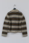 SWAYING/KNIT Thick Striped Cardigan SW212SZ09